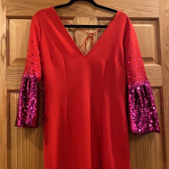 Sachin Babi Byzas Gown Cerise - Picture 9 of 14